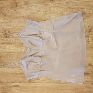 American eagle beige silk camisole size 4